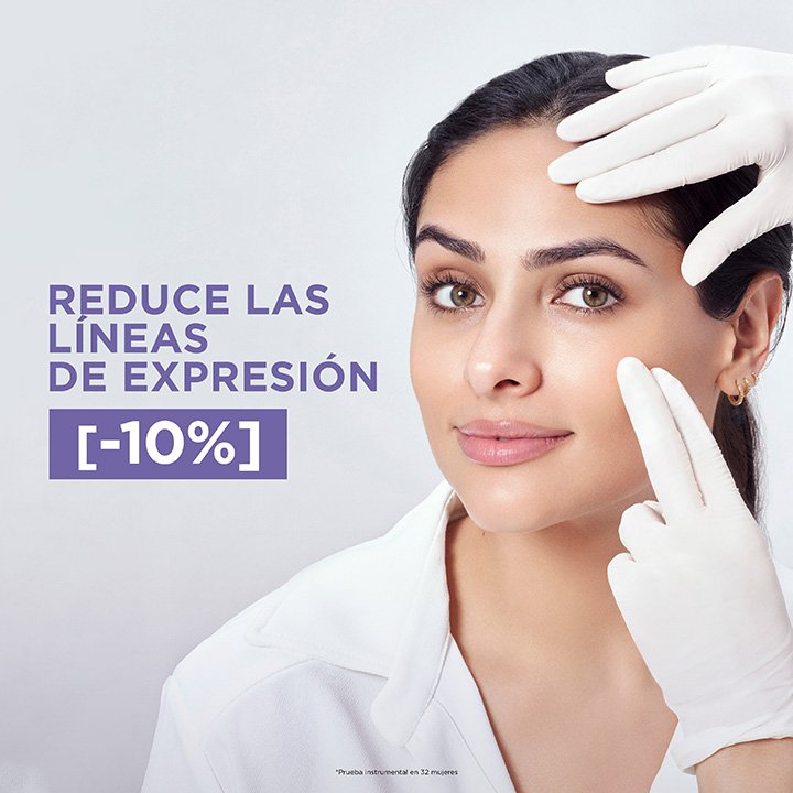Crema de día ácido hialurónico reduce líneas de expresión